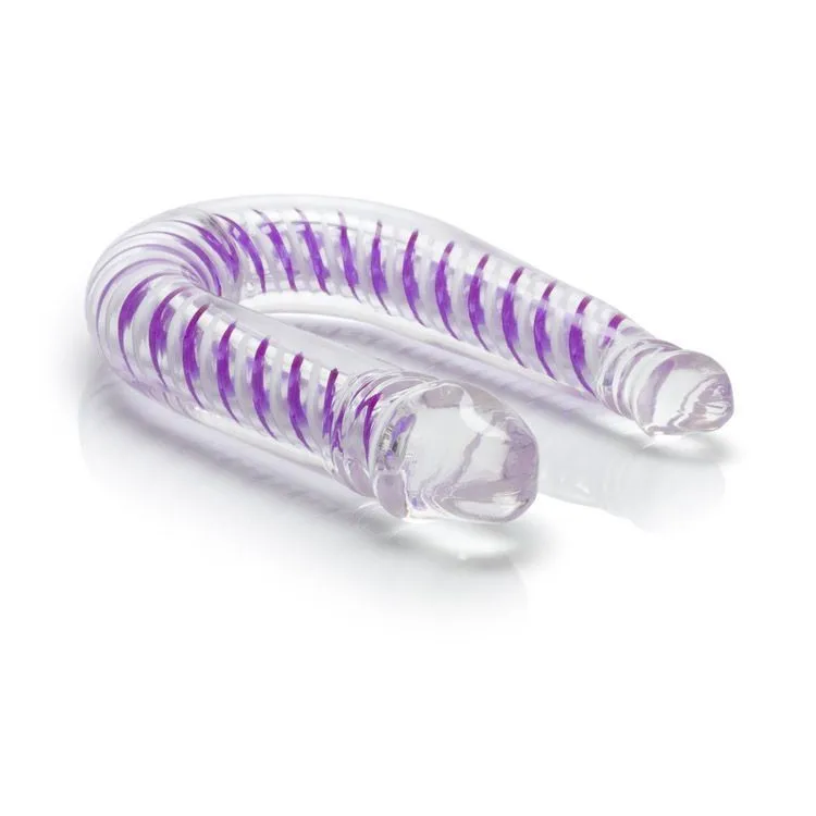 фаллоимитатор двойной california exotic novelties art deco ac-dc, фиолетовый в Краснодаре