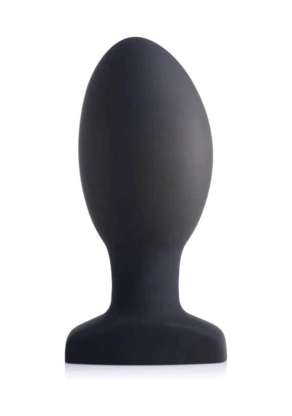 анальная пробка inflatable vibrating missile silicone anal plug, с вибрацией, меняющая диамтер, чёрная в Краснодаре