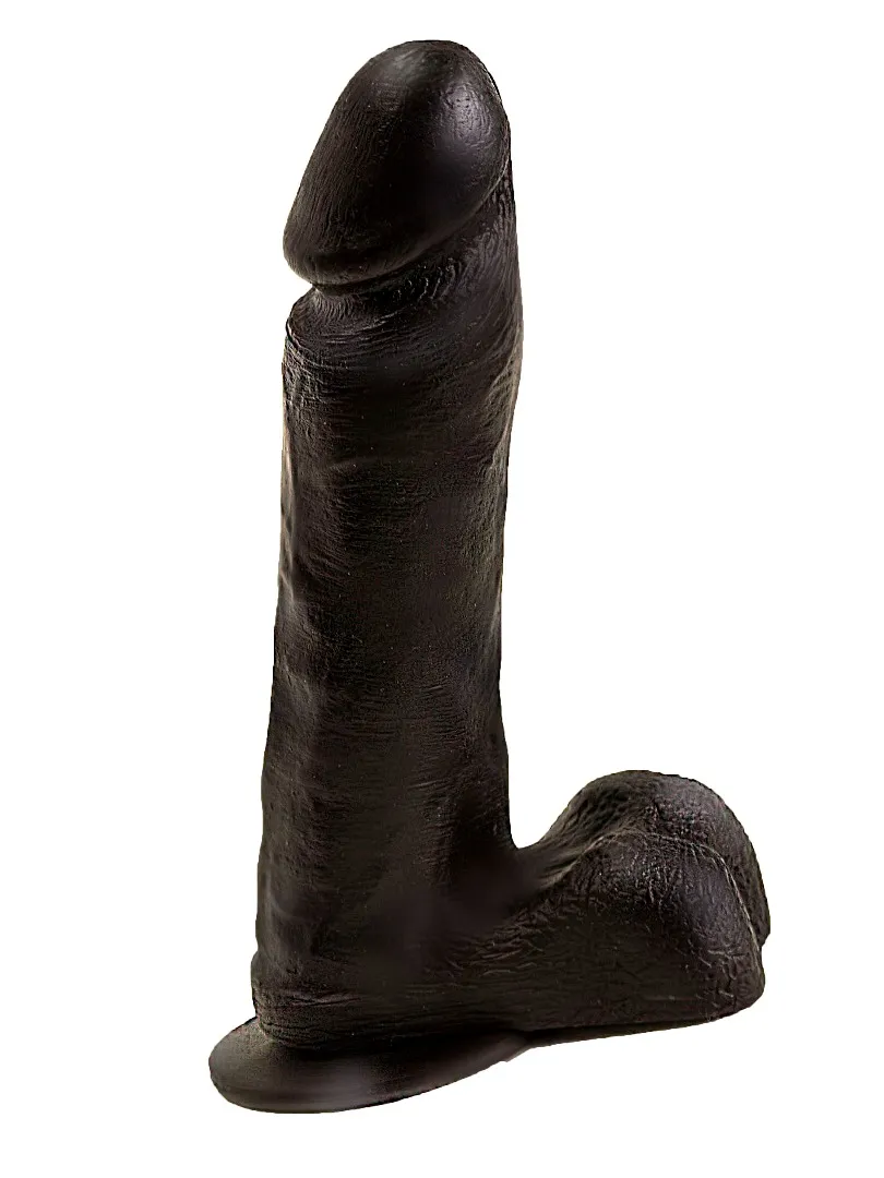фаллоимитатор на присоске черный 401500ru в Краснодаре