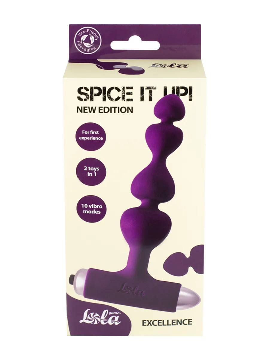 анальная пробка с вибрацией spice it up new edition excellence ultraviolet 8016-04lola в Краснодаре