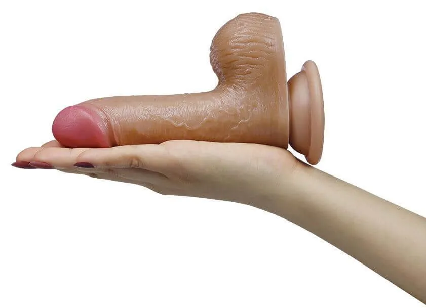 вибратор на присоске lovetoy nature cock luca, телесный в Краснодаре