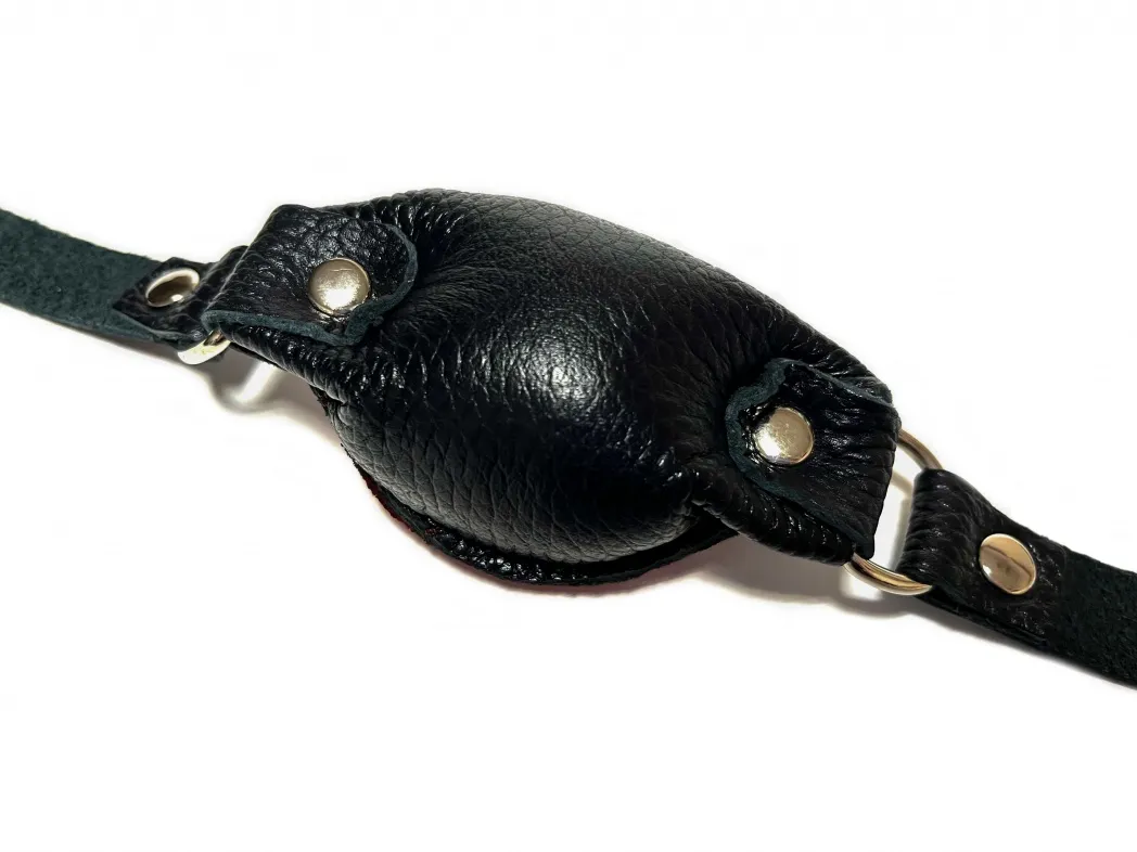 кляп кожаный черно-красный 60014ars в Краснодаре