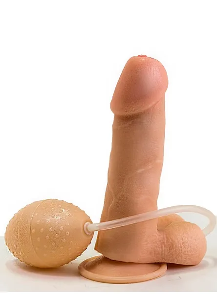 фаллоимитатор - реалистик на присоске с грушей 181700ru в Краснодаре