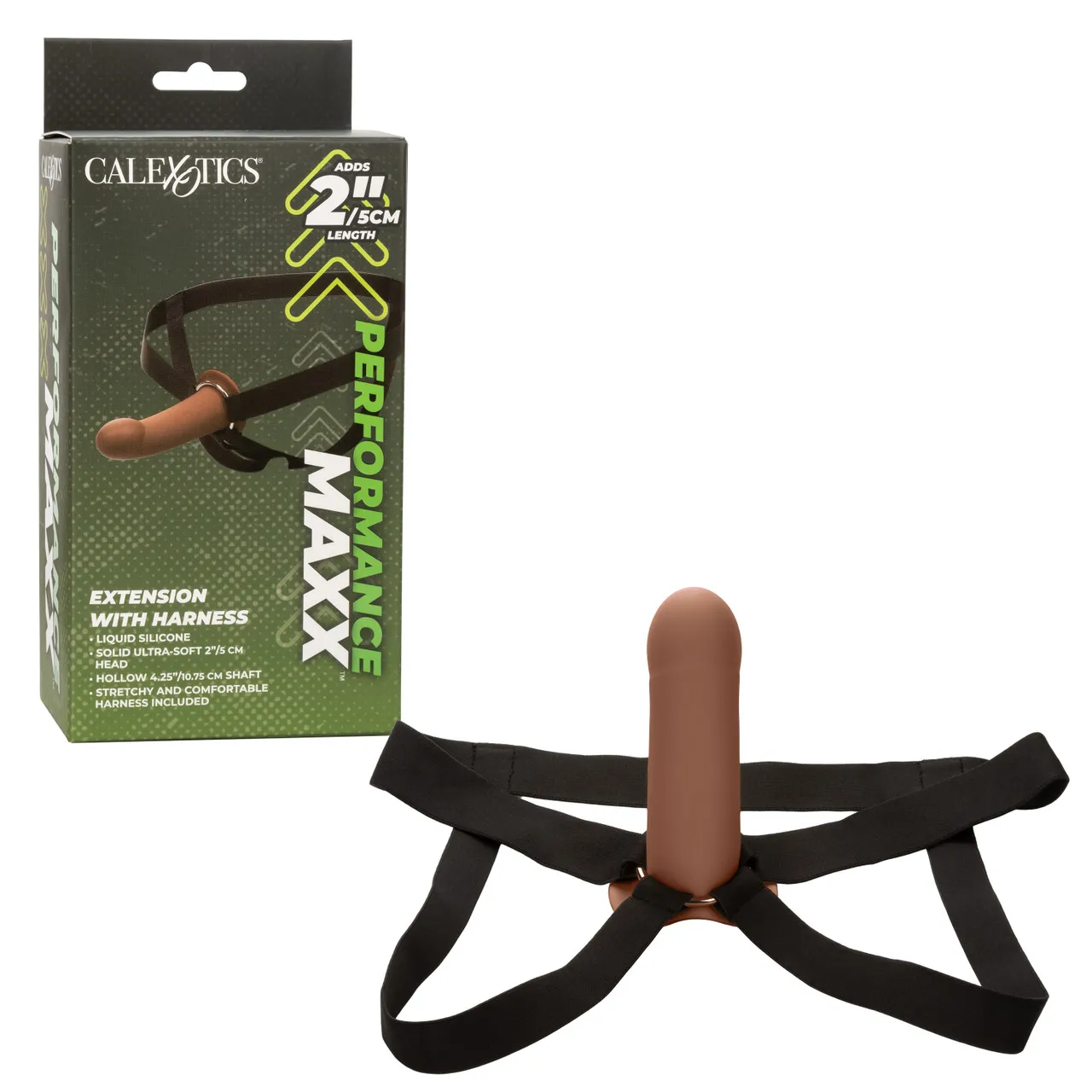 Фаллопротез из силикона Performance Maxx Extension with Harness (15,75 х 5 см.)
