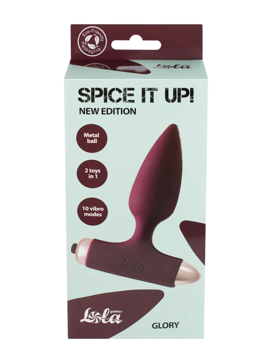 анальная пробка с вибрацией spice it up new edition glory wine red 8015-03lola в Краснодаре