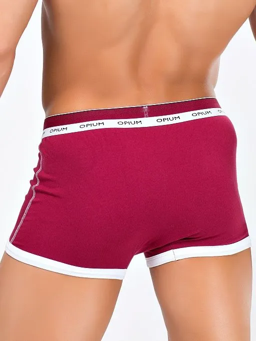 Эротическое трусы мужские боксеры opium r114, бордовые в Краснодаре