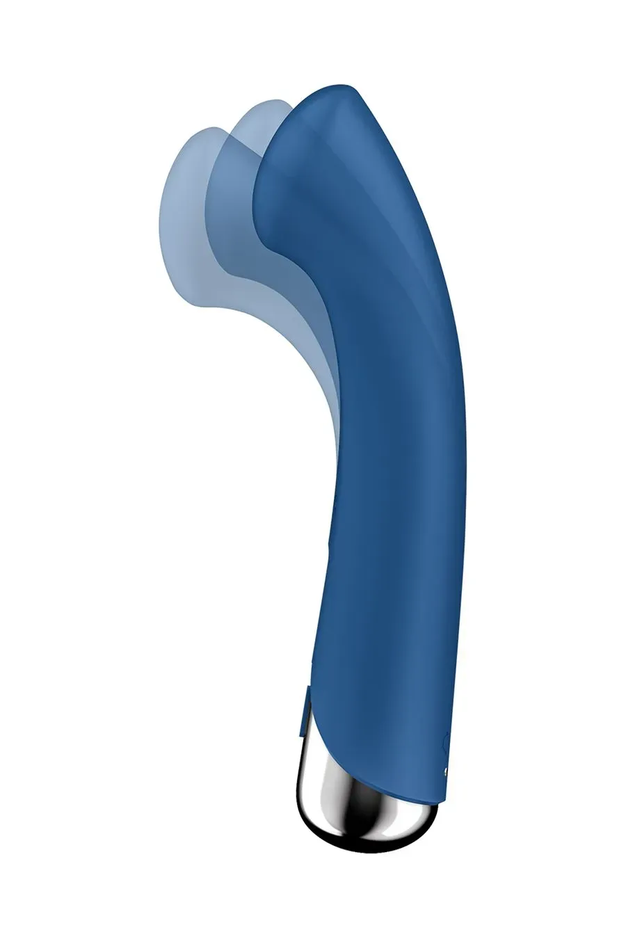 вибратор для точки g с ротацией satisfyer spinning g-spot 1, силикон, синий, 16,8 см в Краснодаре