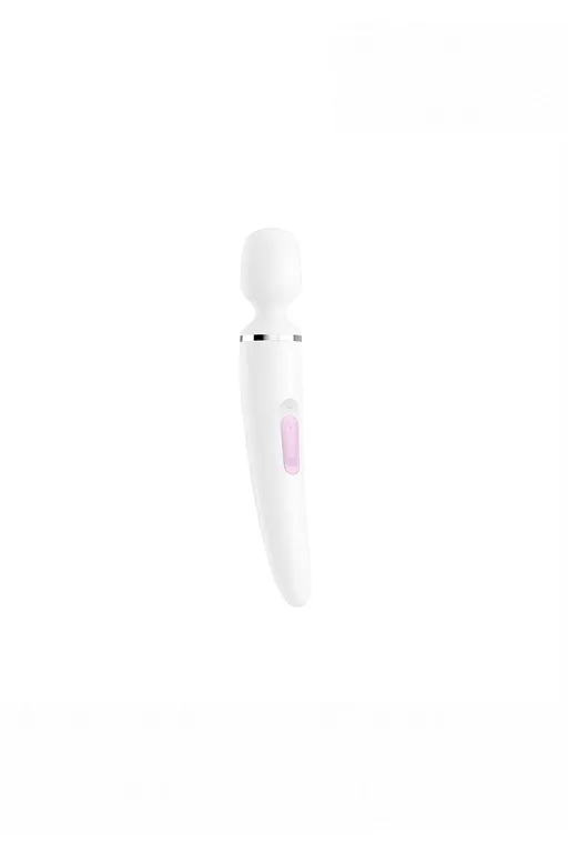 универсальный вибромассажер satisfyer wand-er woman (white/chrome) в Краснодаре