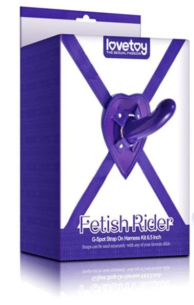 страпон lovetoy fetish rider g-spot, фиолетовый в Краснодаре
