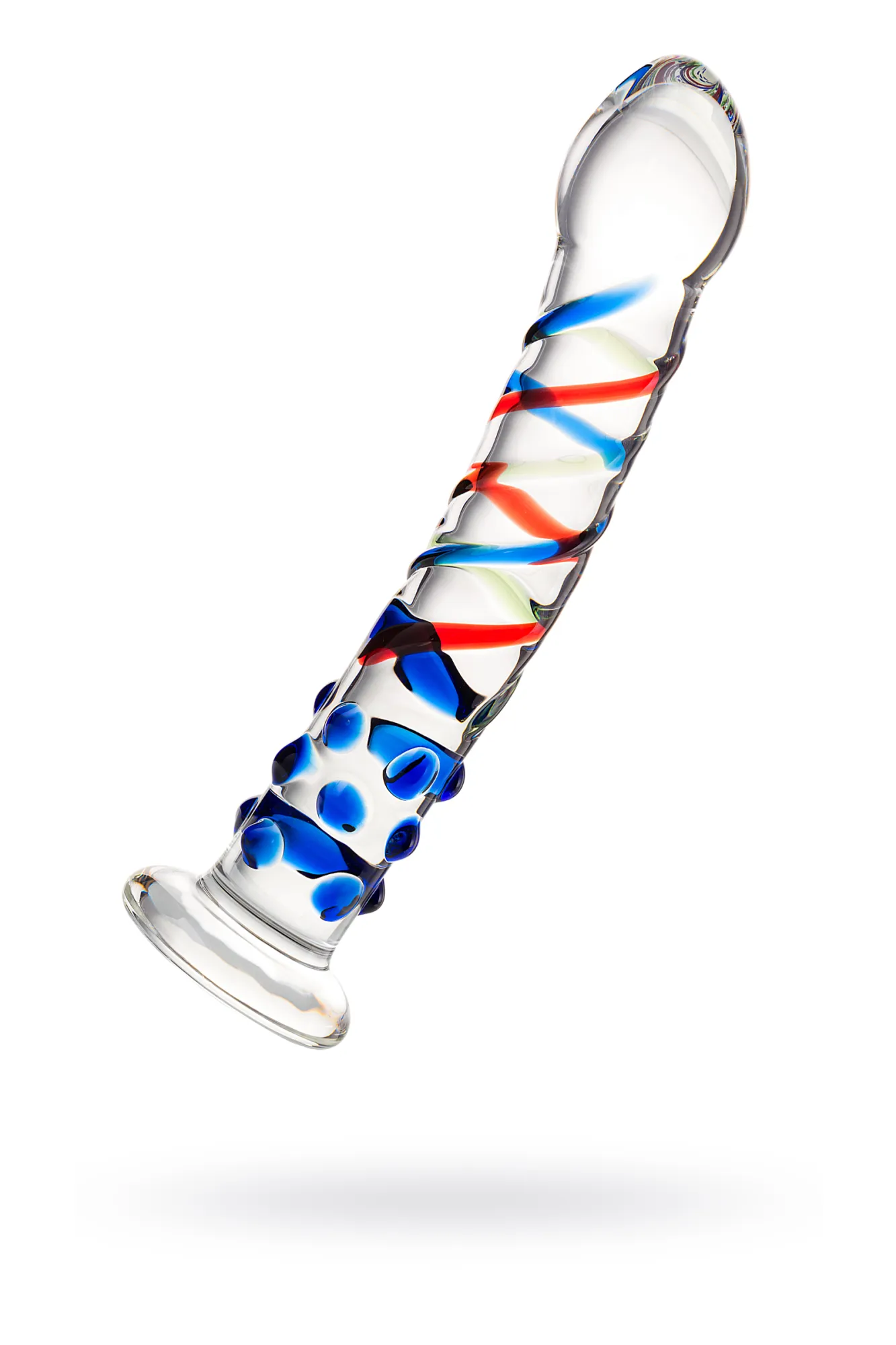 нереалистичный фаллоимитатор sexus glass, стекло, прозрачный, 18 см в Краснодаре