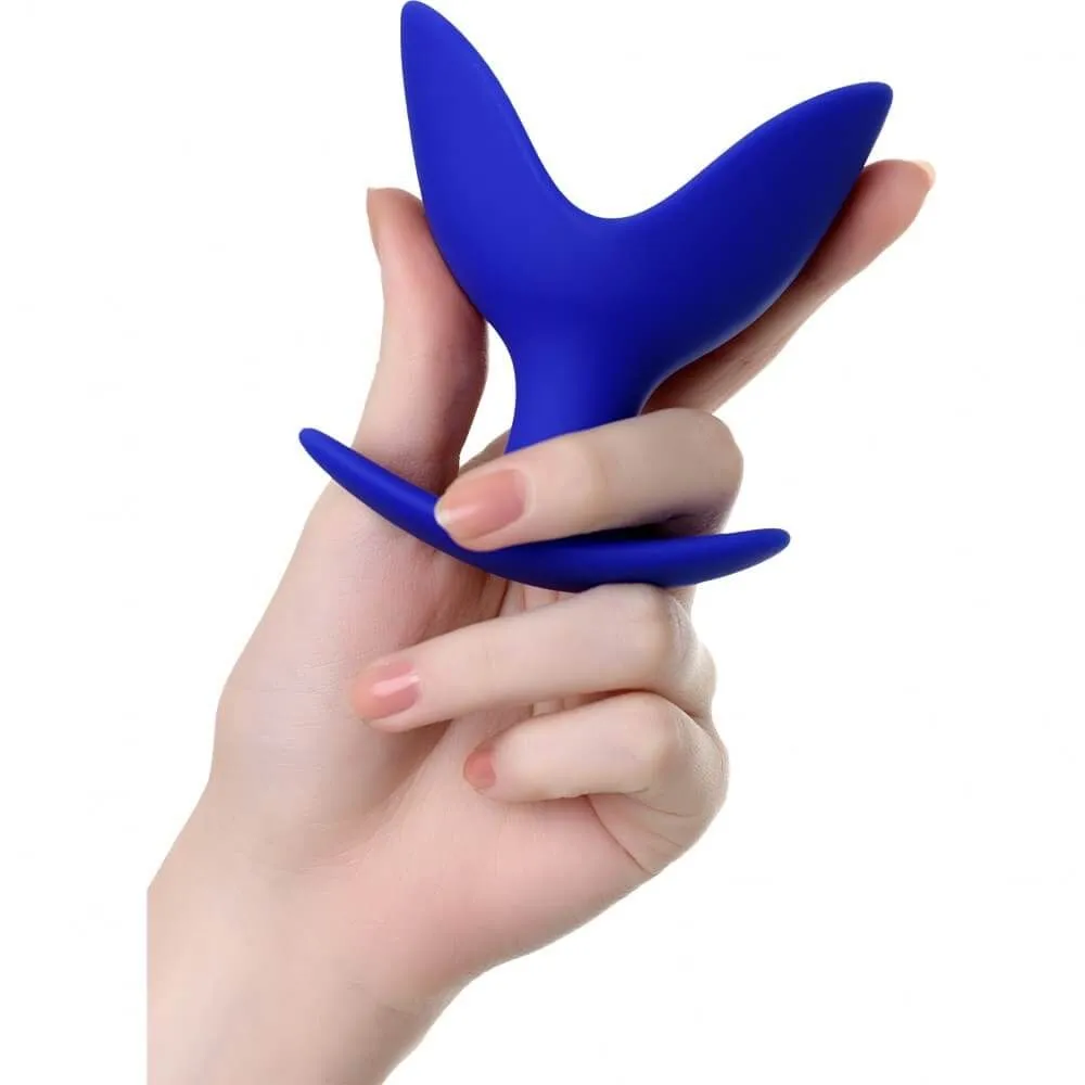 расширяющая анальная пробка todo by toyfa bloom, синяя в Краснодаре