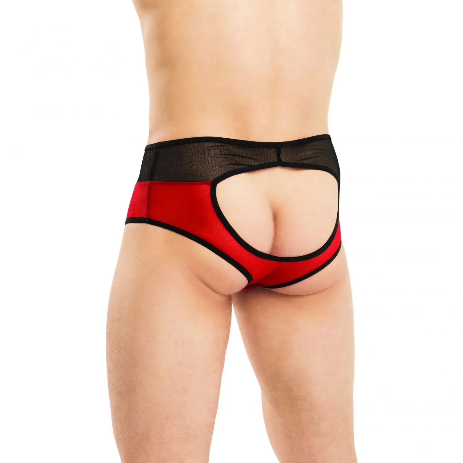 Эротическое трусы мужские flirton, черно-красные в Краснодаре