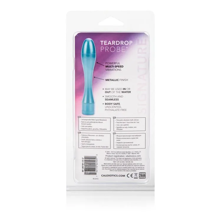 вибратор california exotic novelties teardrop probe, голубой в Краснодаре