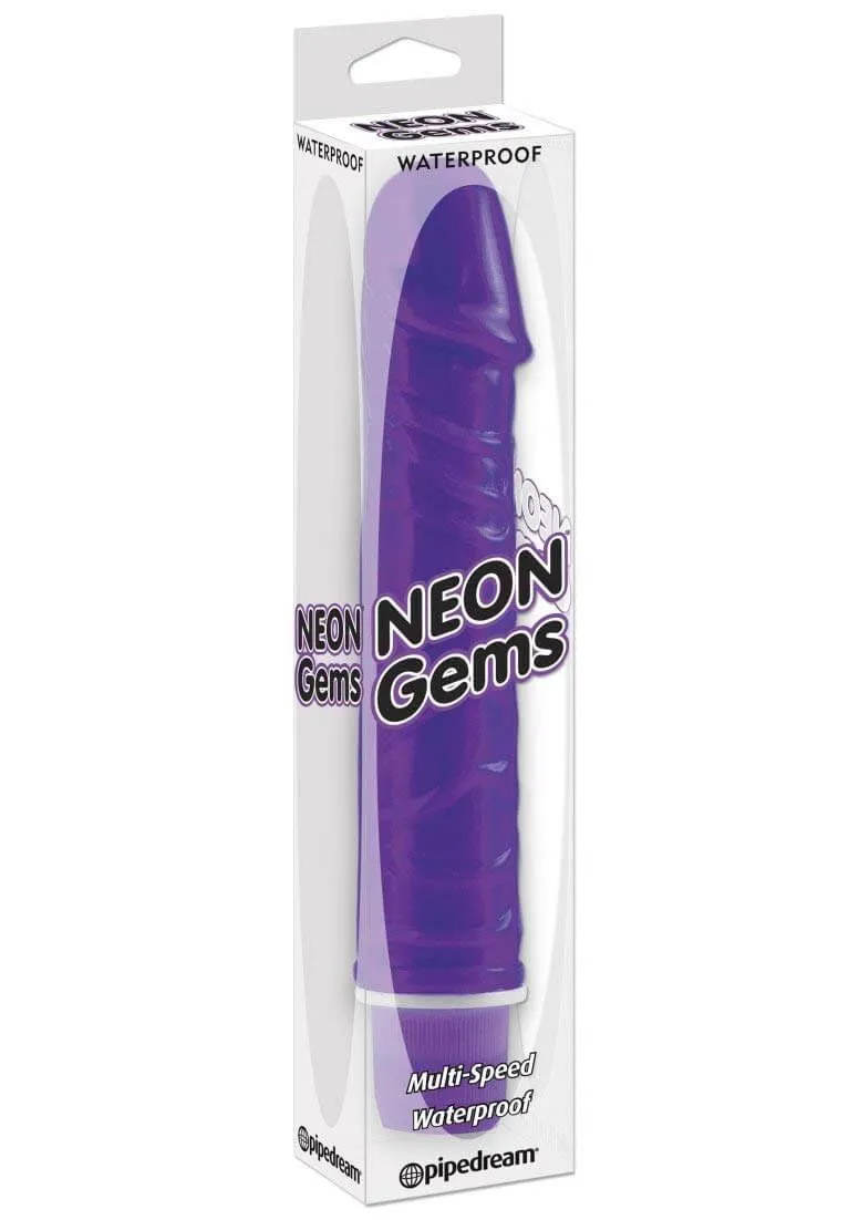 вибратор pipedream neon gems, фиолетовый в Краснодаре