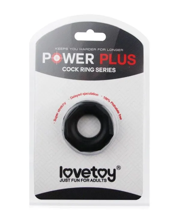эрекционное кольцо lovetoy power plus 1434, черное в Краснодаре