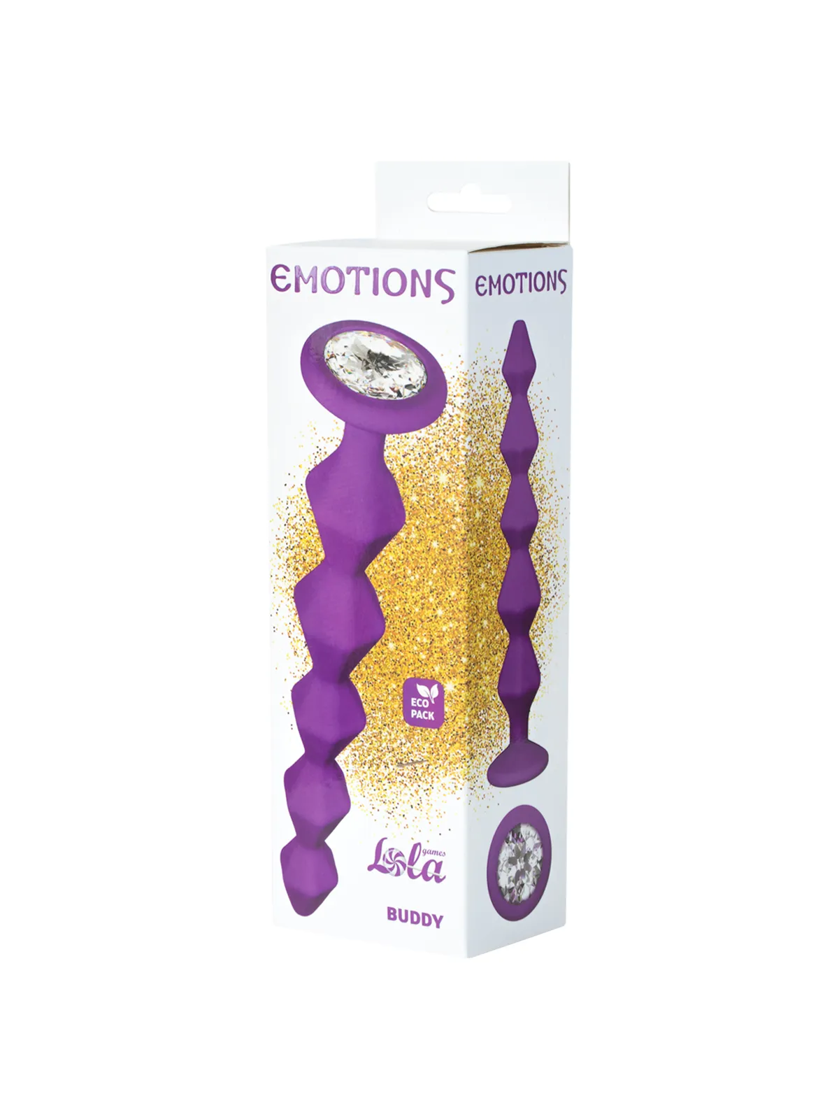 анальная цепочка с кристаллом emotions buddy purple 1400-03lola в Краснодаре