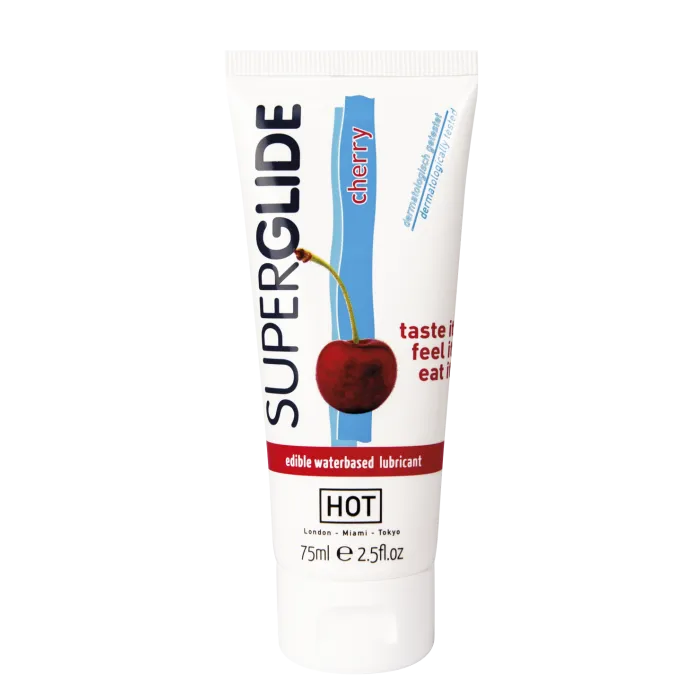 Смазка съедобная на водной основе Superglide со вкусом вишни 75мл 44115