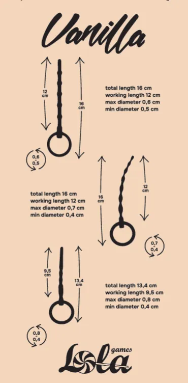 набор уретральных массажеров vanilla twist 1175-01lola в Краснодаре