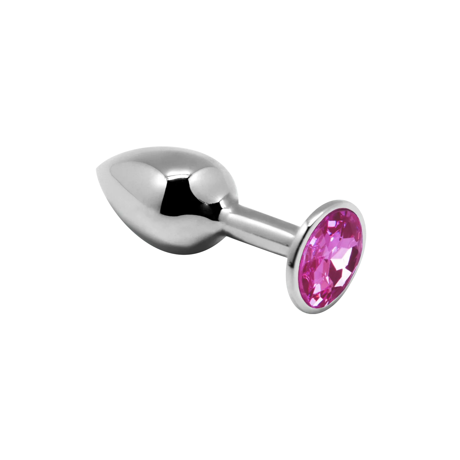 анальная пробка mini metal butt plug anal pleasure pink s 70091al в Краснодаре