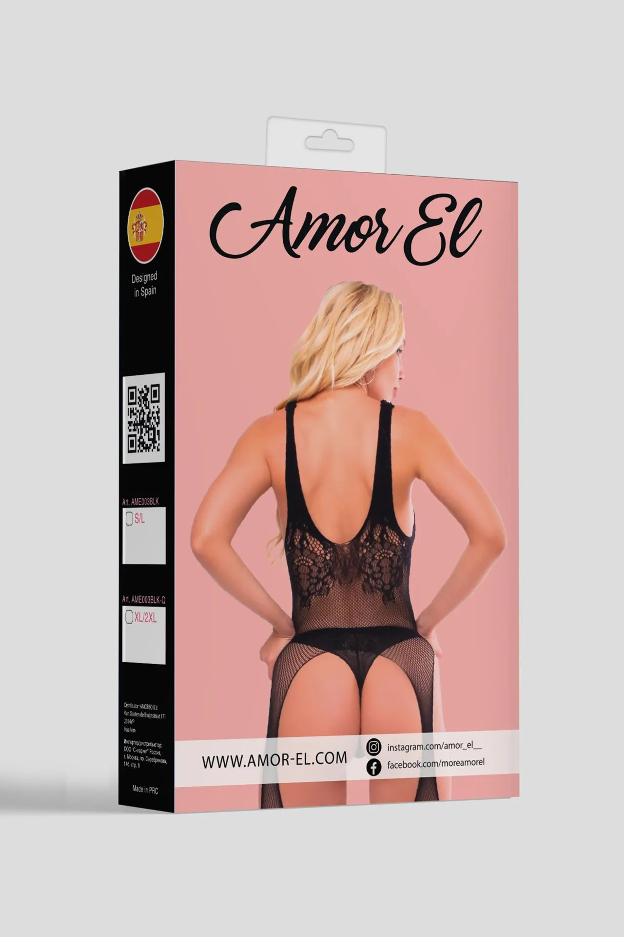 Эротическое кетсьюит (боди-комбинезон) blanca s/l черный в Краснодаре