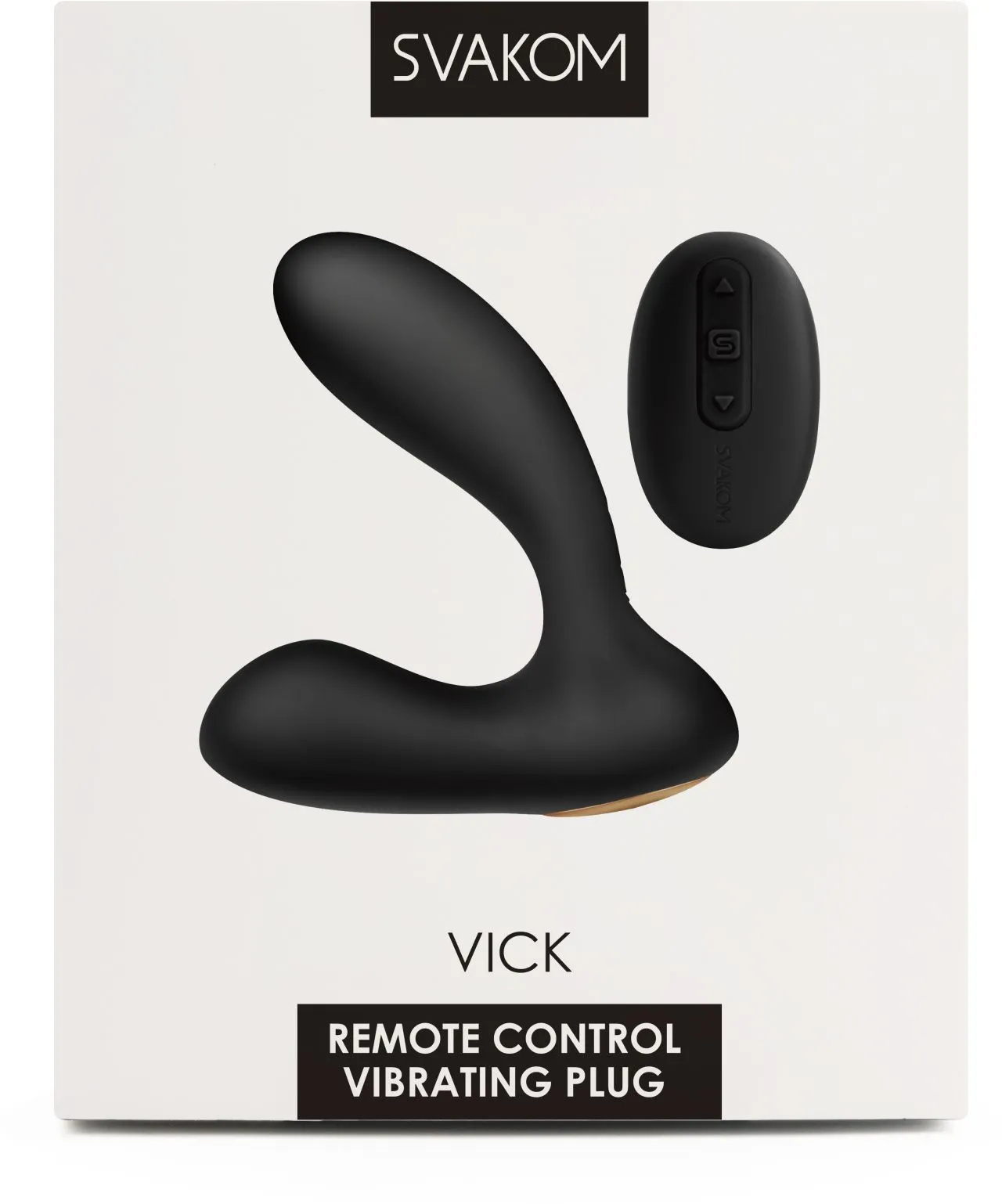 вибромассажер простаты vick black с пультом управления в Краснодаре