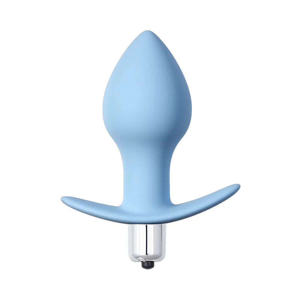 анальная пробка с вибрацией bulb anal plug blue (батарейки ааа) 5006-02lola в Краснодаре