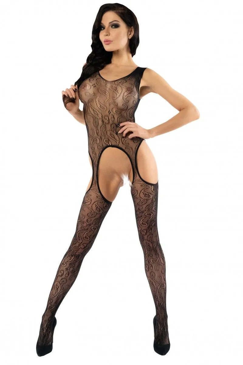 Эротическое кэтсьюит c имитацией чулок в Краснодаре