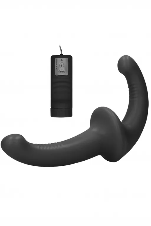 безремневой страпон с вибрацией и пультом управления vibrating silicone strapless strapon в Краснодаре