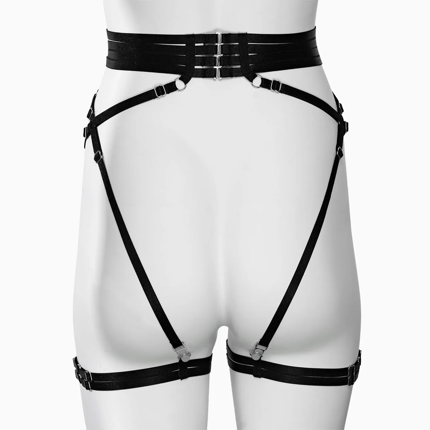 портупея pinkrabbit bandage elastic, чёрный в Краснодаре