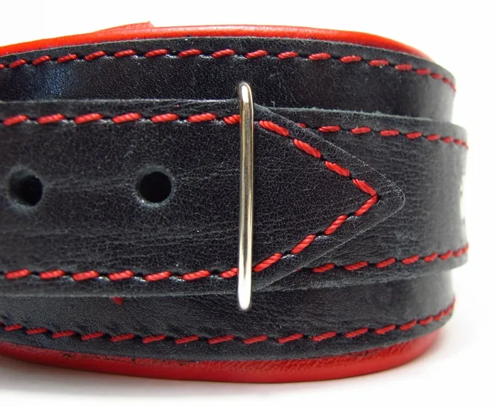 ошейник с красным подкладом  55036ars в Краснодаре