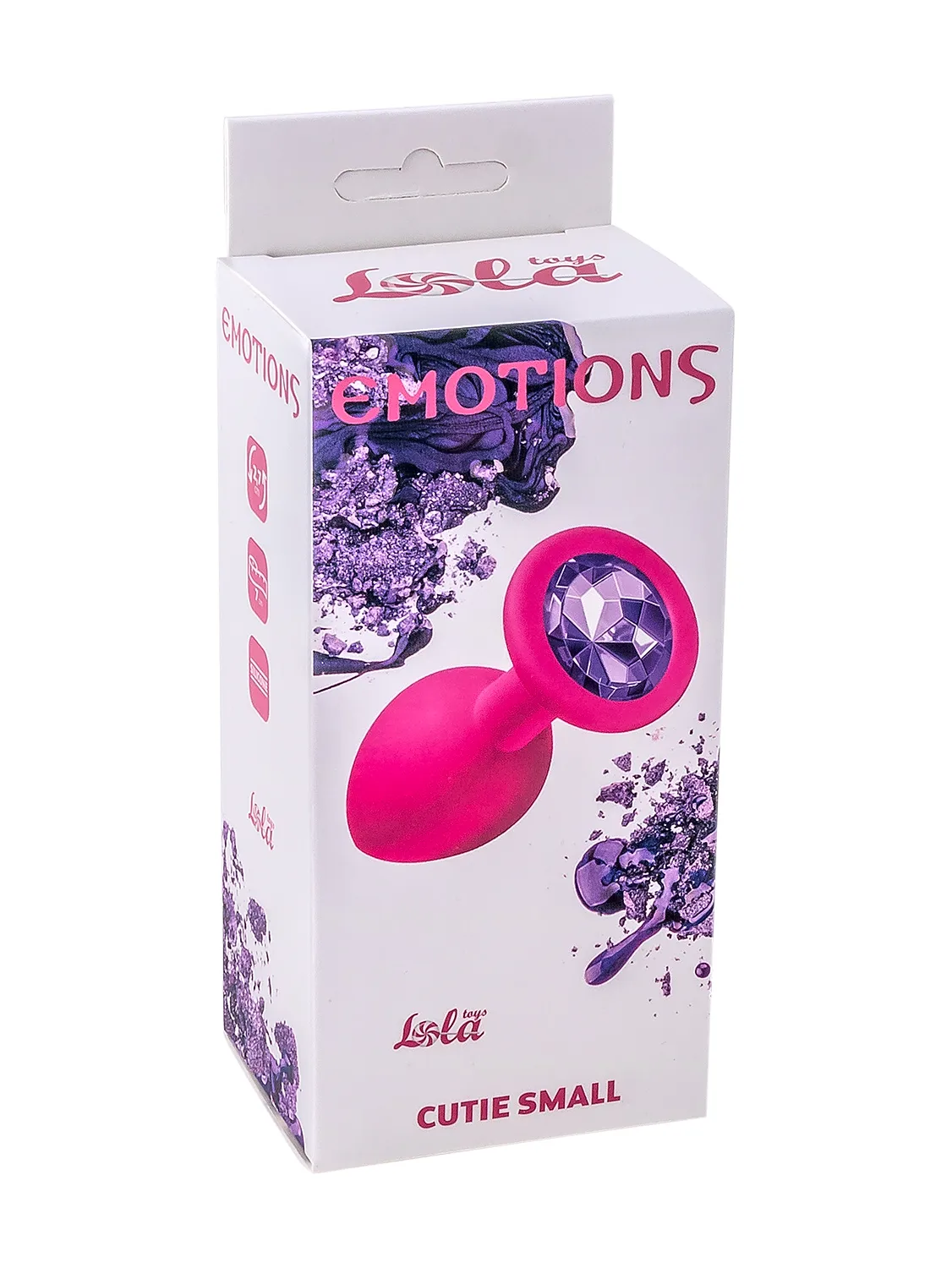 анальная пробка emotions cutie small pink dark purple crystal 4011-01lola в Краснодаре