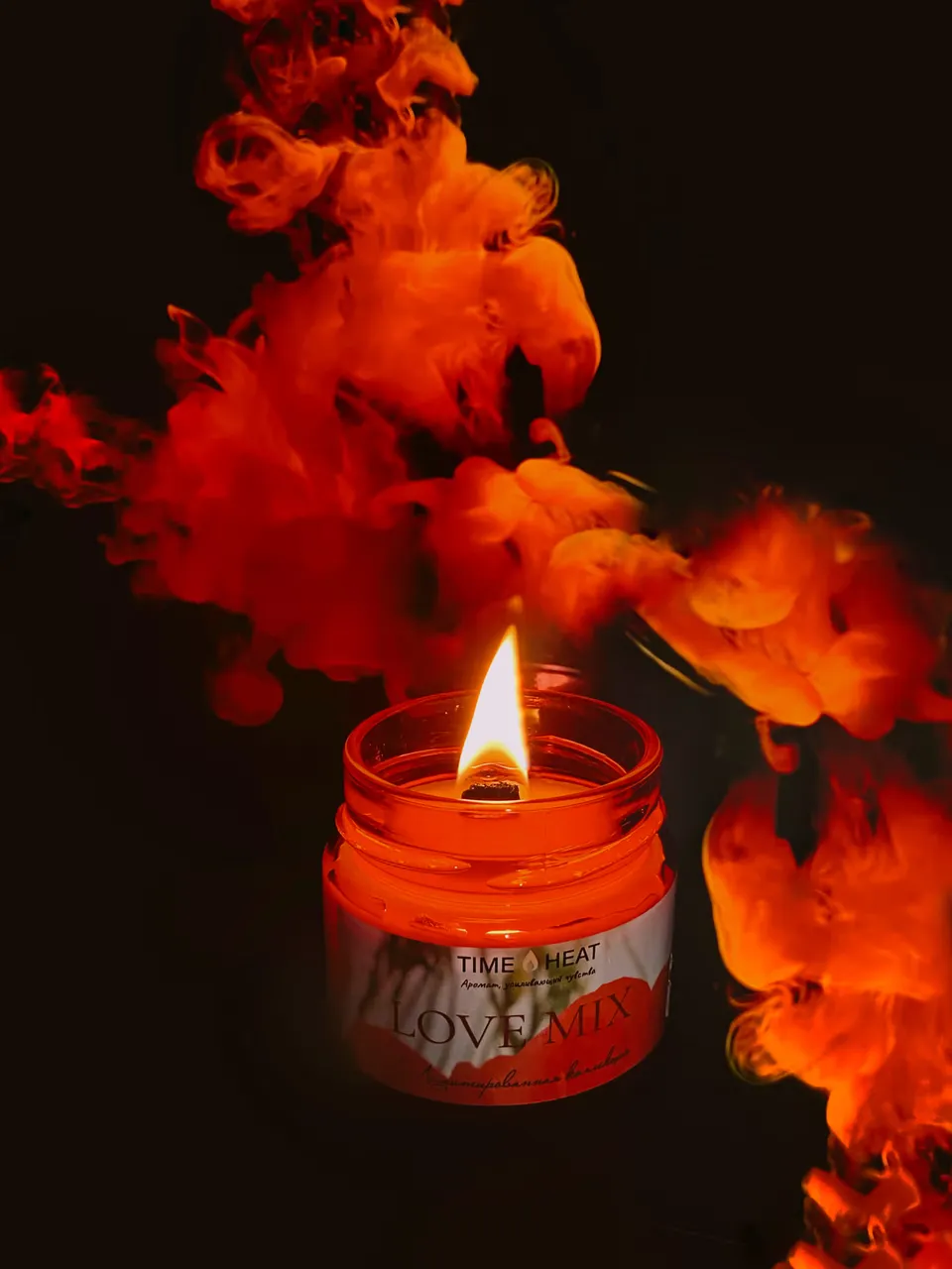 свеча ароматическая лимитированная time heat "love mix" в банке в Краснодаре