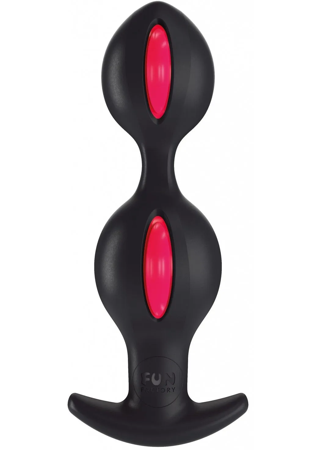 Анальные шарики Fun Factory B Balls, черно-малиновые
