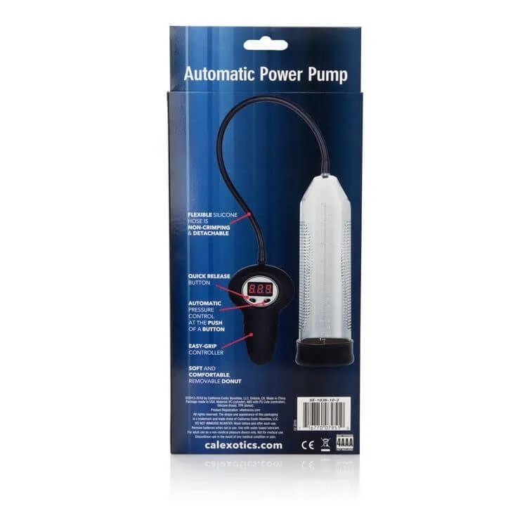 помпа california exotic novelties apollo power pump, прозрачная в Краснодаре