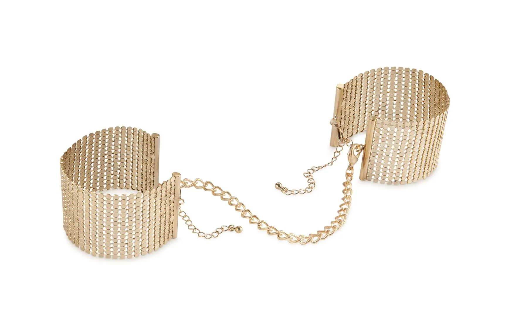 браслеты-наручники декоративные bijoux indiscrets desir metallique, золотистые в Краснодаре