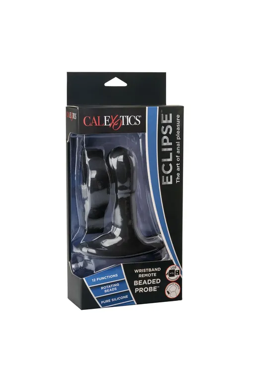 перезарежаемый анальный стимулятор beaded probe с функцией "ротации" и управлением с браслета в Краснодаре