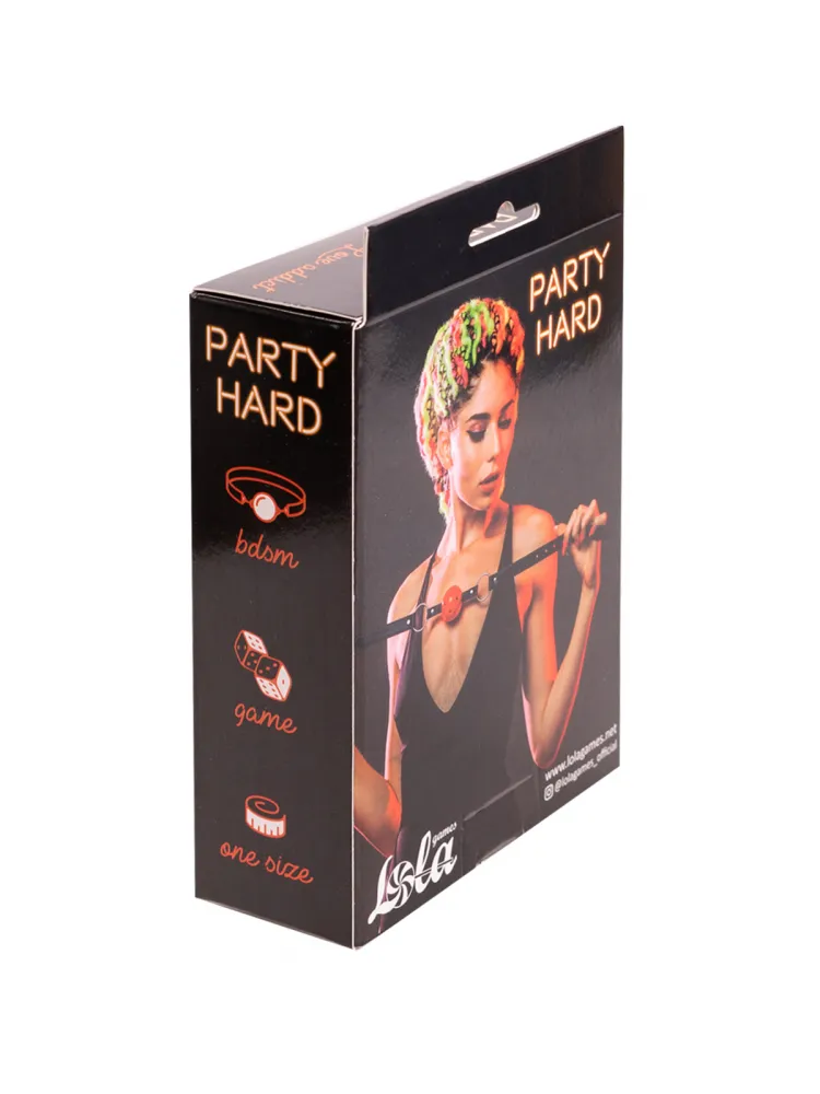 кляп party hard love addict red 1146-02lola в Краснодаре