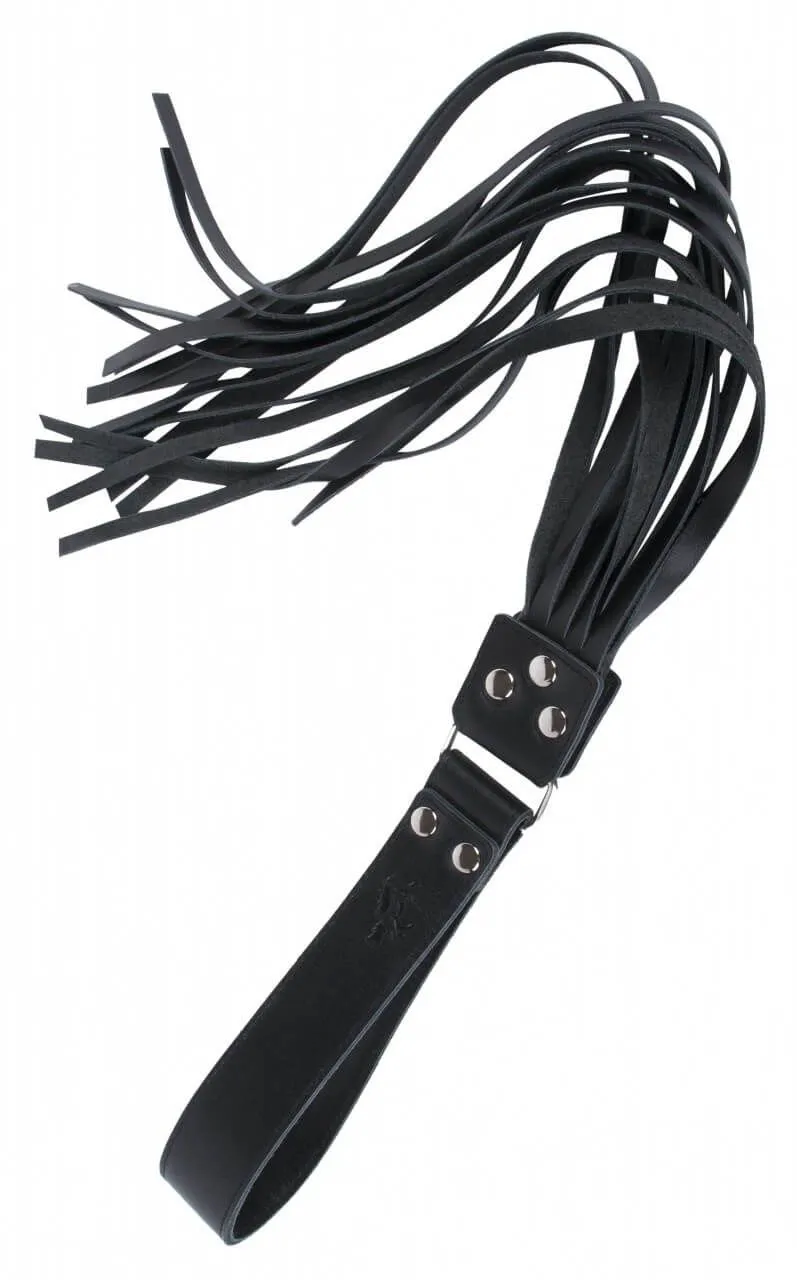 флоггер-кисть tm fire horse кожаный, чёрный в Краснодаре