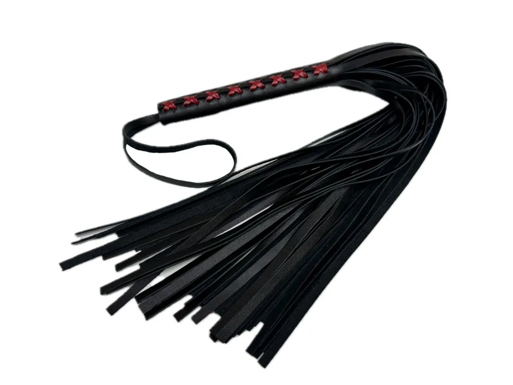 плеть кожаная с красным плетением 6019-1ars в Краснодаре