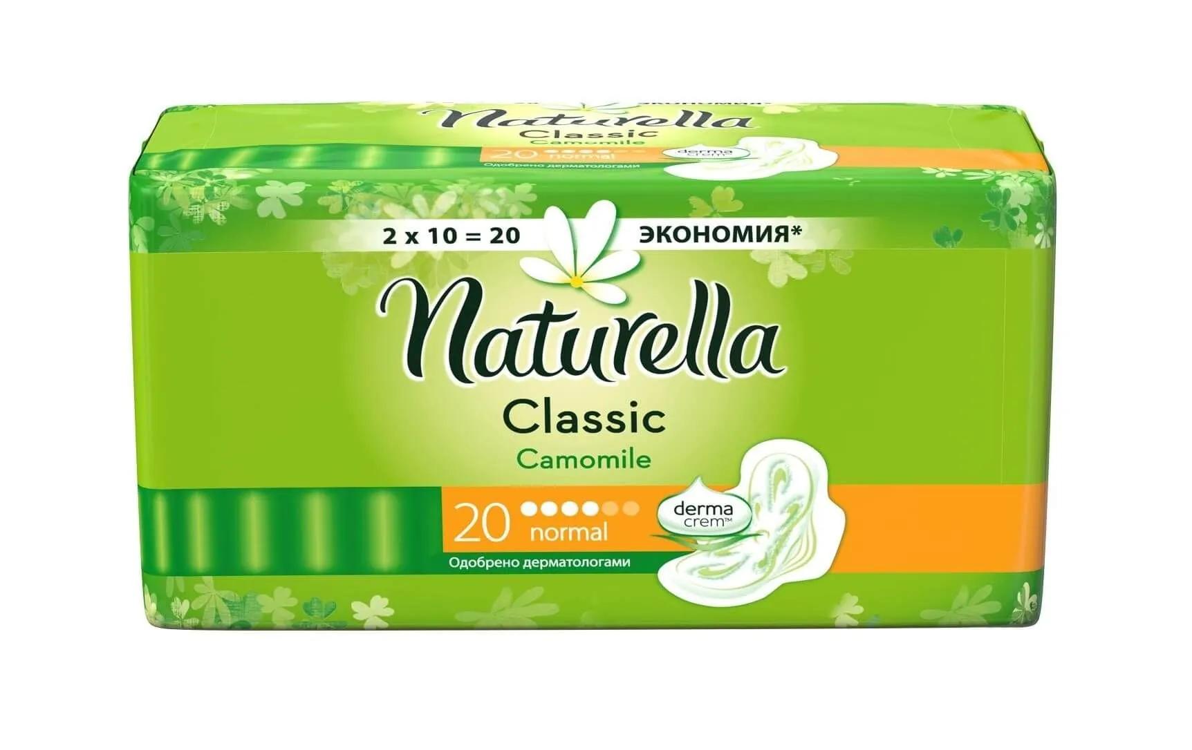 прокладки женские procter&gamble naturella camomile classic normal duo, 20 шт в Краснодаре