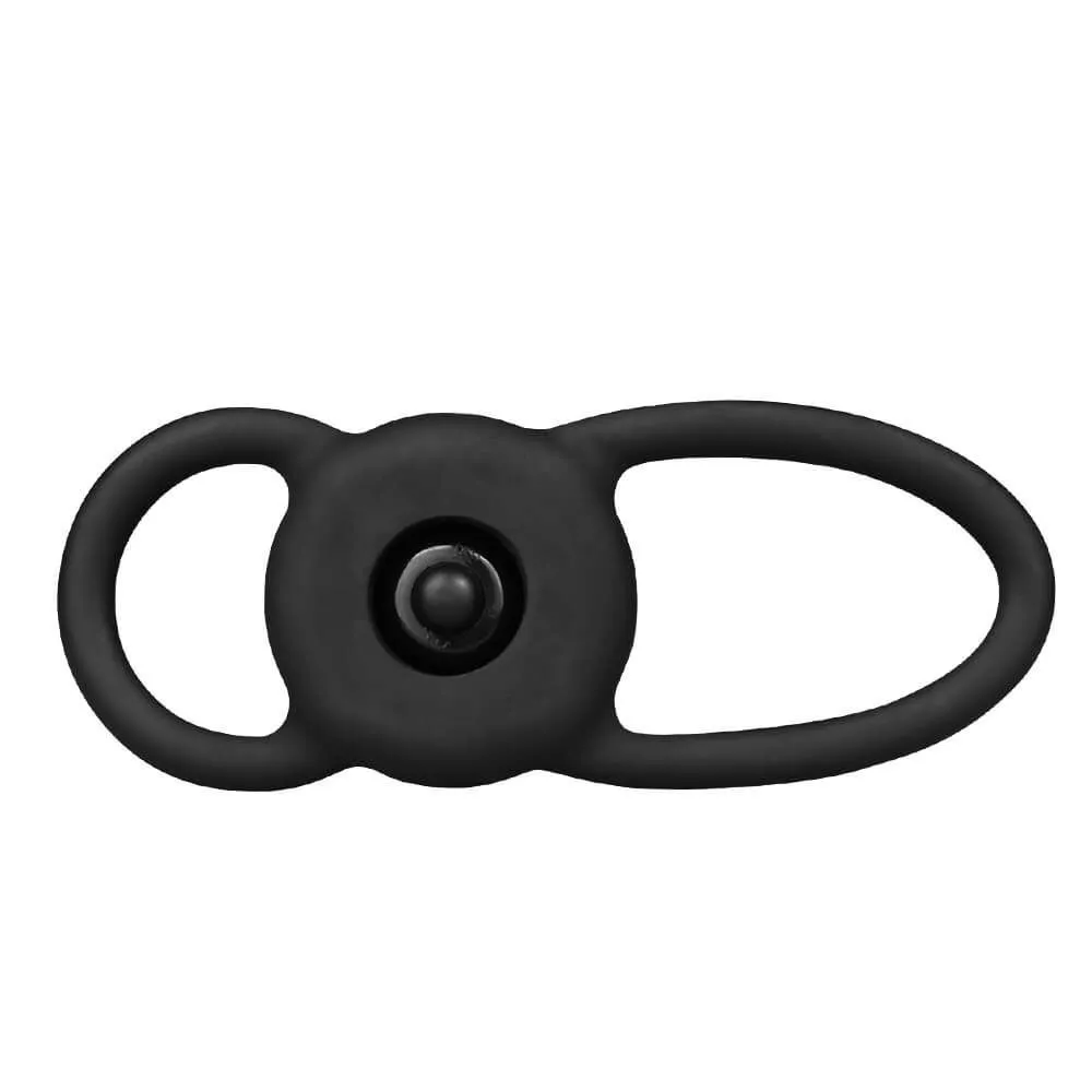 насадка на член lovetoy vibrating rock double cock, чёрная в Краснодаре