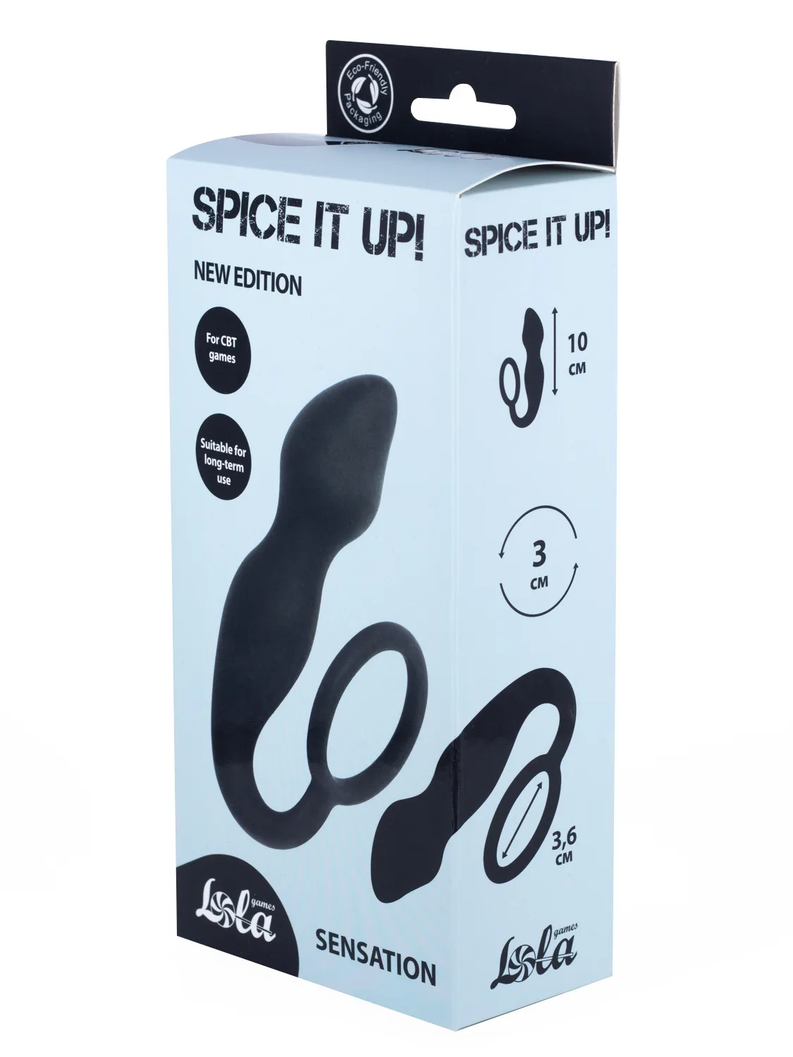 анальная пробка spice it up sensation black 8005-01lola в Краснодаре