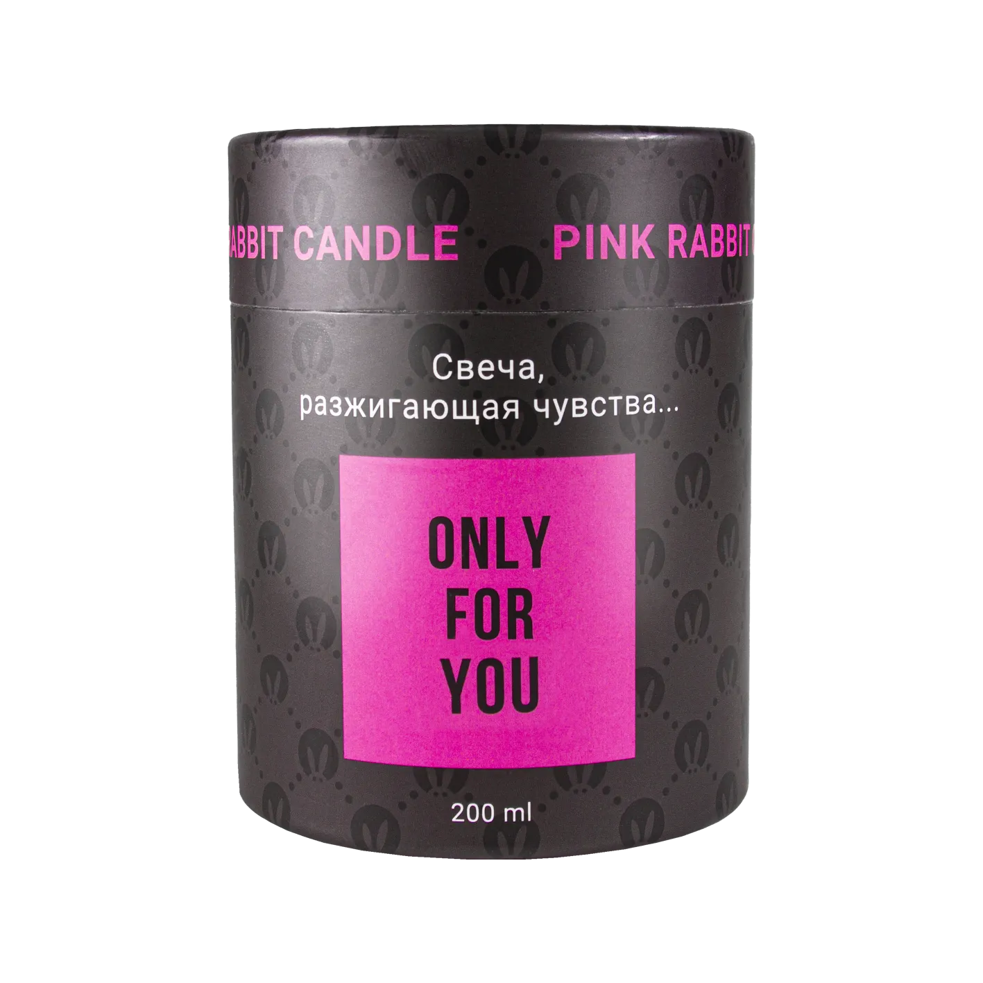 свеча pinkrabbit в стакане only for you в Краснодаре