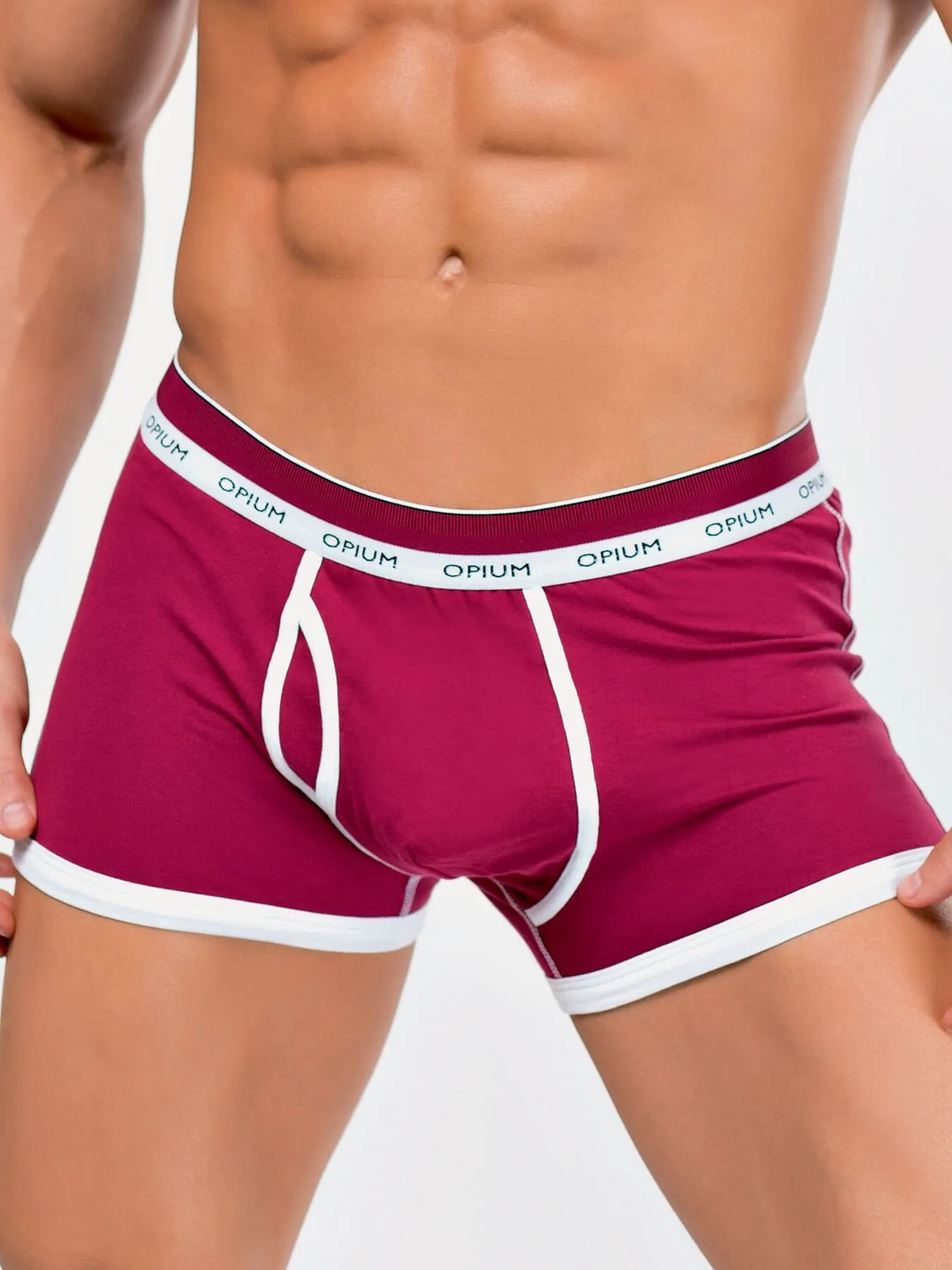Эротическое трусы мужские боксеры opium r114, бордовые в Краснодаре