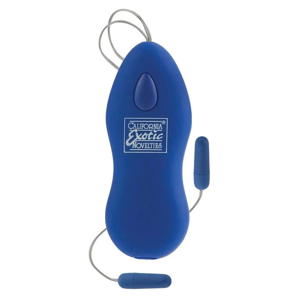 вибропули california exotic novelties body & soul duplicity, синие в Краснодаре