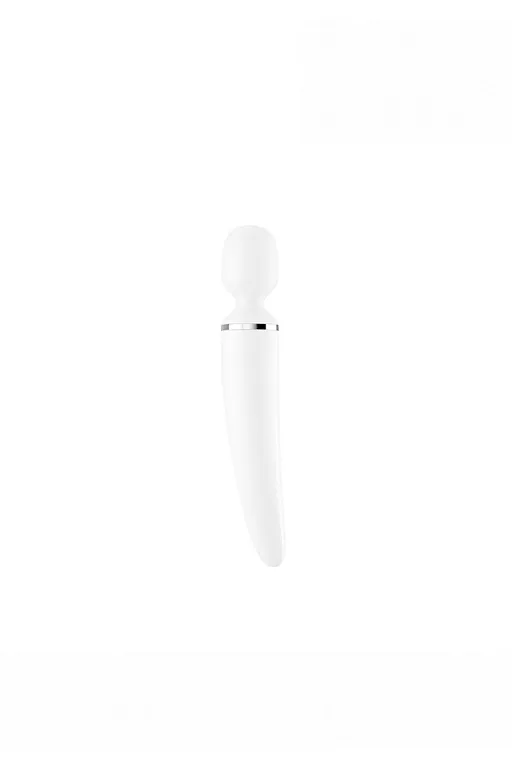 универсальный вибромассажер satisfyer wand-er woman (white/chrome) в Краснодаре