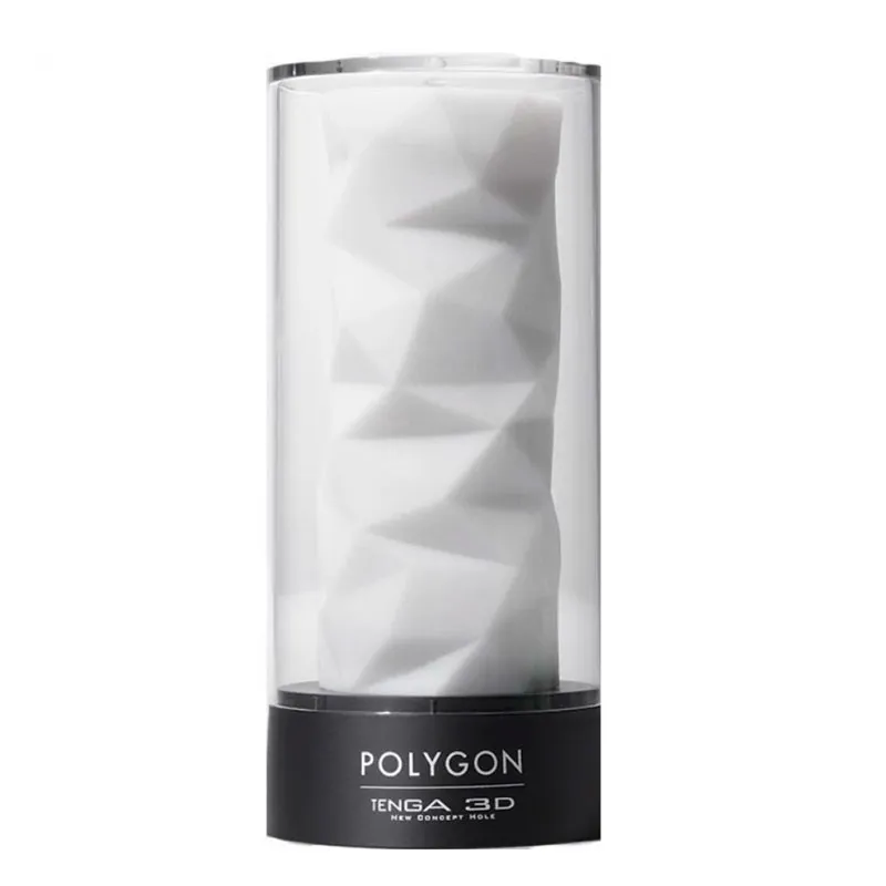 мастурбатор tenga 3d polygon, белый в Краснодаре
