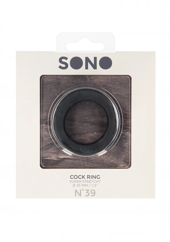 Эрекционное кольцо N0. 39 - Cock Ring - черный