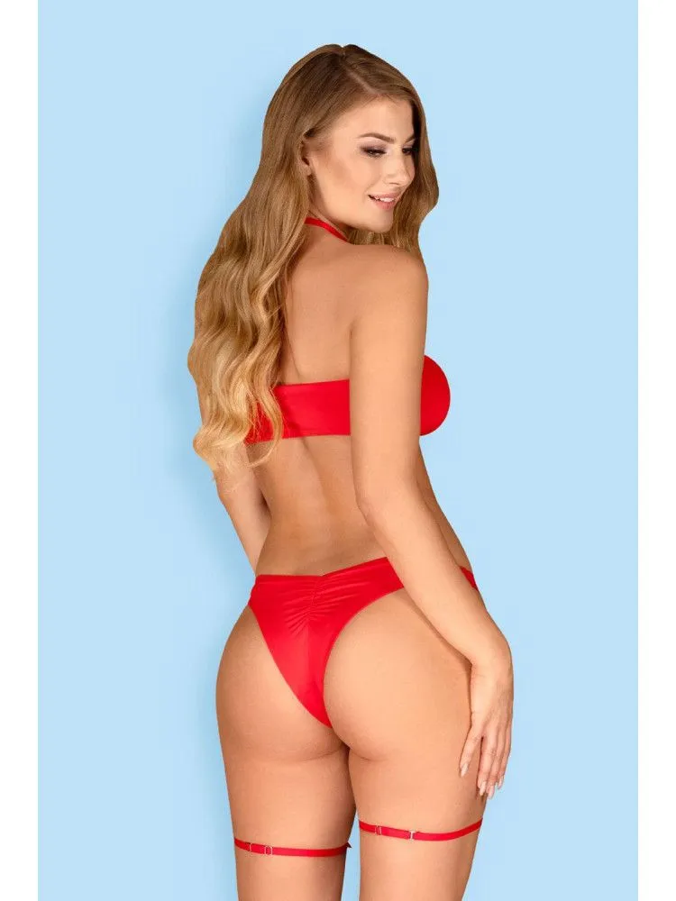 Эротическое кокетливый комплект нижнего белья kissmas в Краснодаре