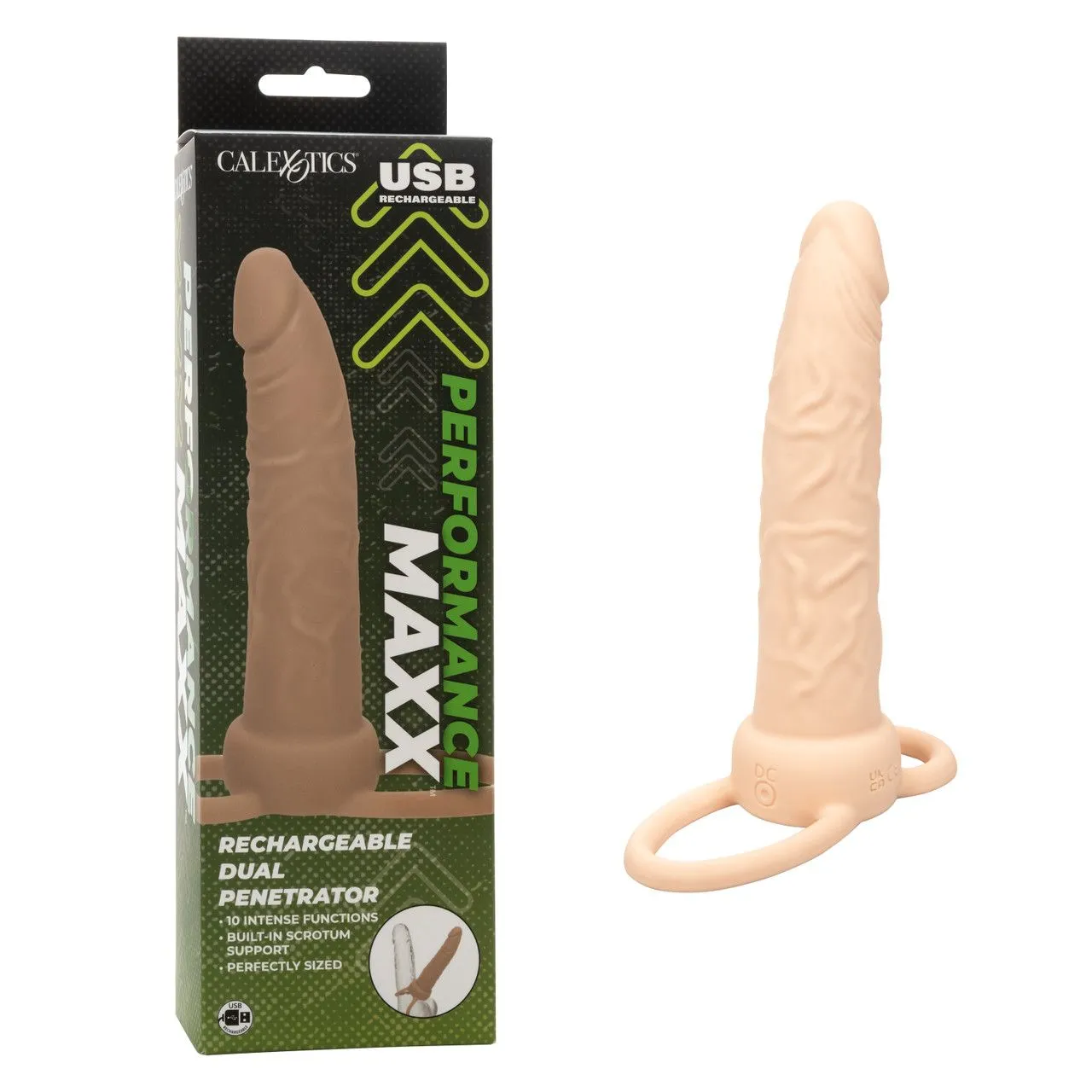 перезаряжаемая вибронасадка для двойного проникновения performance maxx rechargeable dual penetrator в Краснодаре